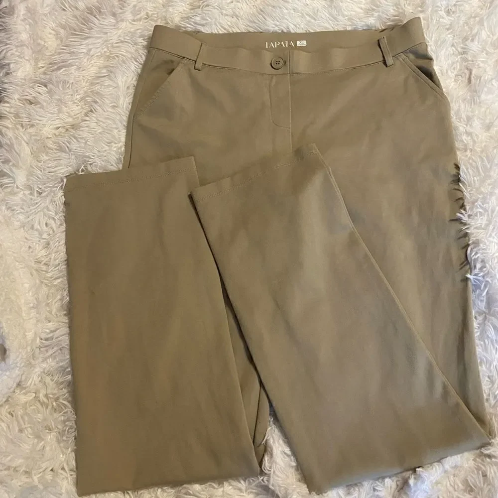 Tapata Khaki Bootcut Stretch Pants XL